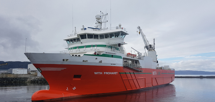Egil Ulvan's multipurpose vessel With Frohavet